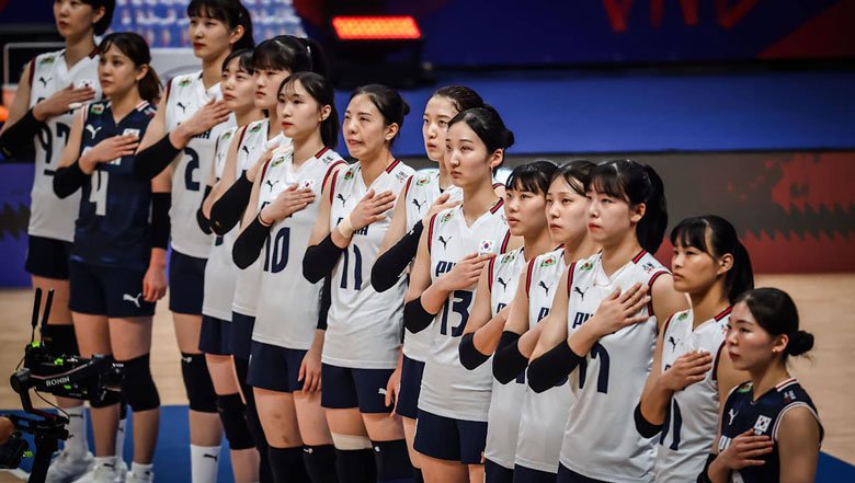 Bóng chuyền nữ Hàn Quốc nối tiếp chuỗi trận thảm họa ở Volleyball Nations League 2025