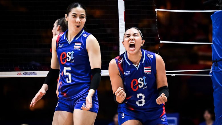 Bóng chuyền nữ Thái Lan tiếp tục thua đau ở Volleyball Nations League 2025