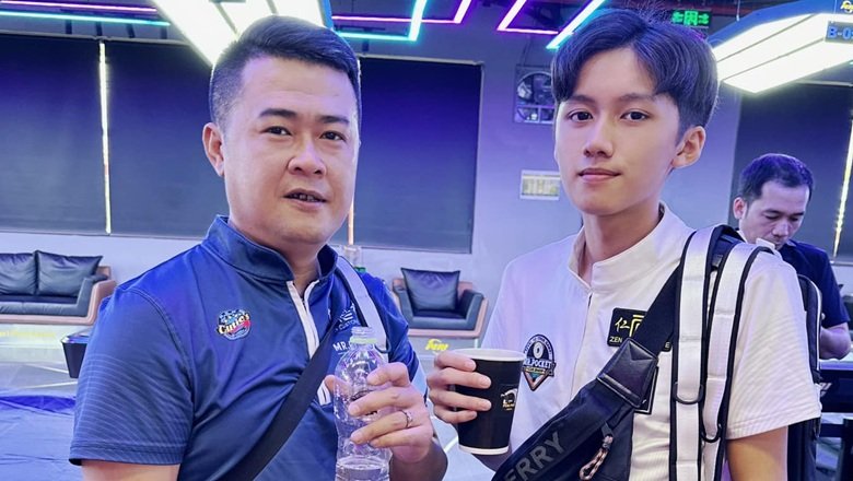 Cặp bố con đầu tiên đầu tiên xuất hiện tại Kamui Road to World 10-ball Championship 2025