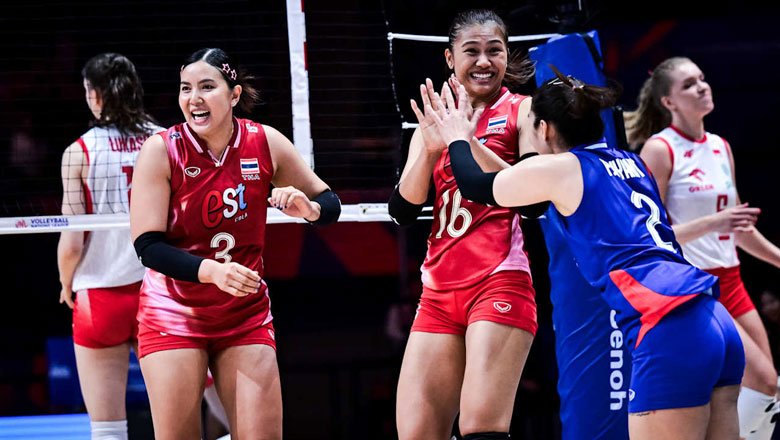 Link xem trực tiếp bóng chuyền nữ Volleyball Nations League 2025: Thái Lan vs Bỉ, 14h00 ngày 5/6