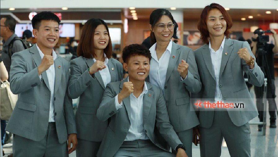 ĐT nữ Việt Nam 'lên đồ' cực chất lên đường sang New Zealand dự World Cup nữ 2023 