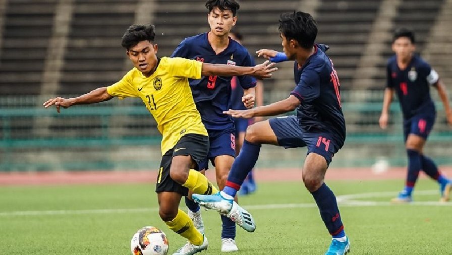 Kết quả bóng đá U19 Malaysia vs U19 Thái Lan, 16h00 ngày 5/8