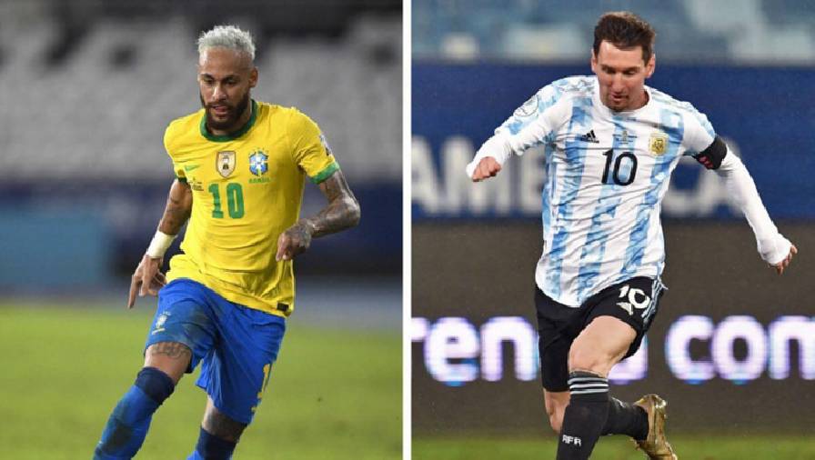 Lịch thi đấu bóng đá hôm nay 5/9: Đại chiến Brazil vs Argentina 