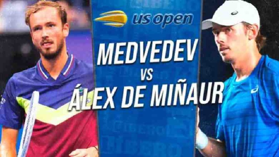 Trực tiếp tennis Medvedev vs De Minaur, Vòng 4 US Open - 6h45 ngày 5/9
