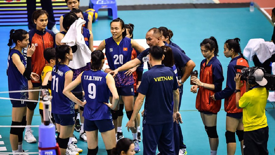 Tuyển bóng chuyền nữ Việt Nam thua nhanh Trung Quốc ở bán kết giải Vô địch châu Á 2023