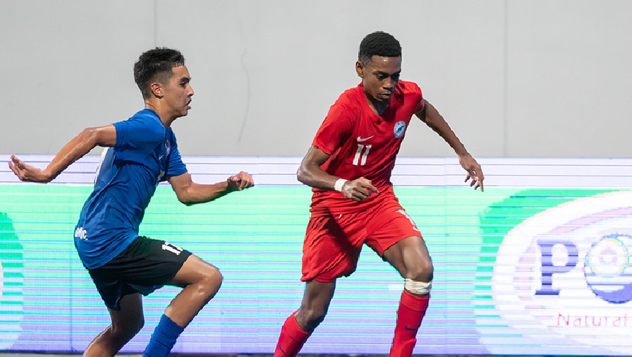 U23 Singapore mang đội hình có độ tuổi trung bình U21, 100% nội binh đấu U23 Việt Nam