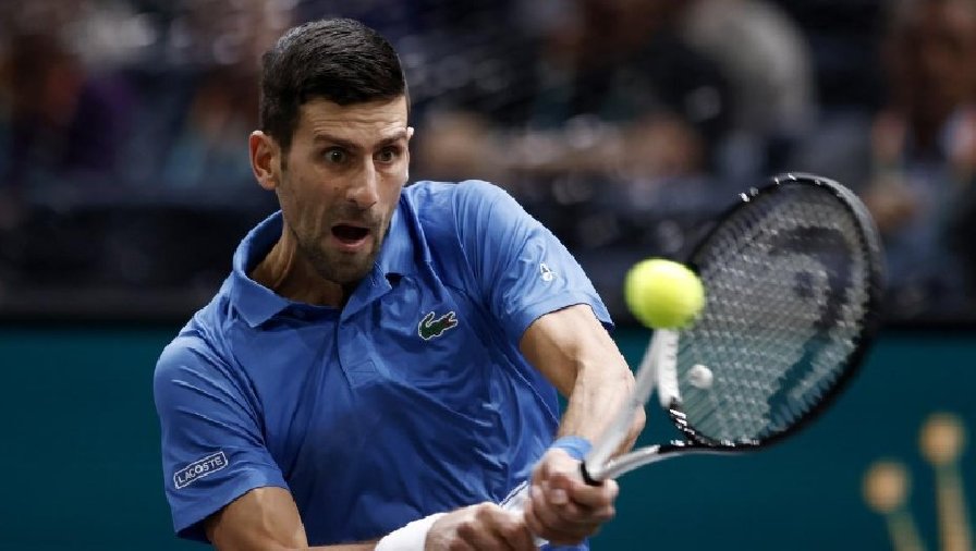 Lịch thi đấu tennis ngày 5/11: Bán kết Paris Masters - Djokovic vs Tsitsipas