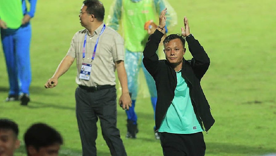 Đội bóng của HLV Phạm Thành Lương vẫn chưa biết mùi thắng ở giải hạng Nhất Quốc gia 2023/2024