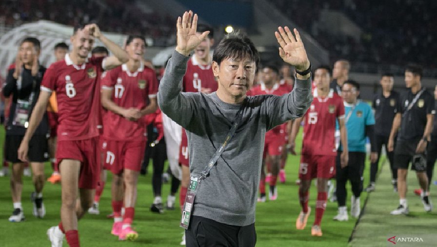 HLV tuyển Indonesia tự vỗ ngực khoe sức mạnh trước vòng loại World Cup 2026