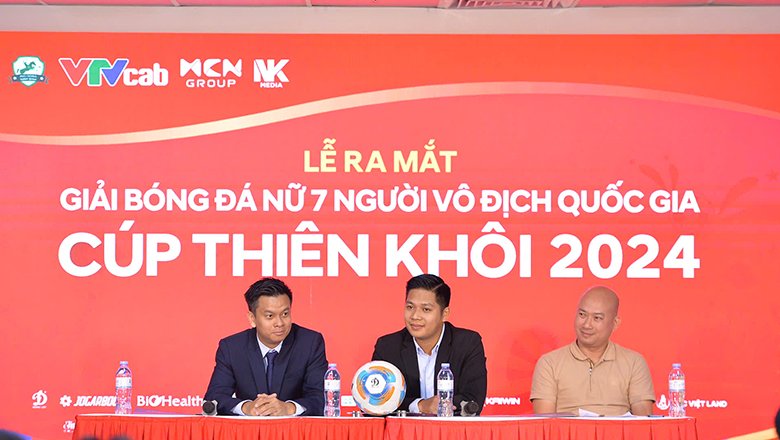 Giải bóng đá nữ 7 người vô địch quốc gia Cúp Thiên Khôi chính thức khởi động mùa đầu tiên