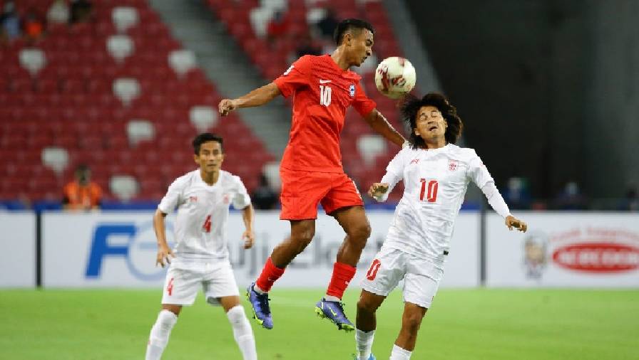 Ikhsan Fandi lập cú đúp, Singapore thắng thuyết phục Myanmar trong ngày mở màn AFF Cup