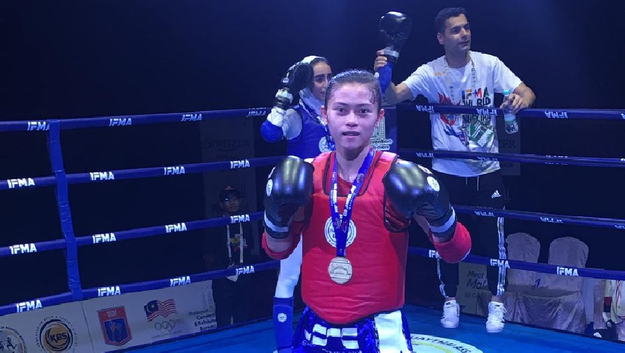 Huỳnh Hà Hữu Hiếu thua khó hiểu ở môn Kickboxing Đại hội Thể thao Toàn quốc