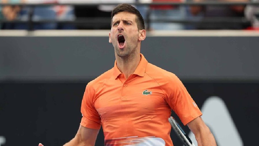 Kết quả tennis ngày 5/1: Djokovic vào bán kết Adelaide 1