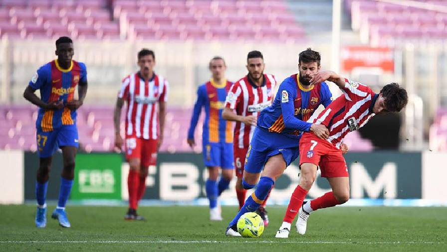 Lịch phát sóng trực tiếp bóng đá hôm nay 6/2: Đại chiến Barca vs Atletico Madrid