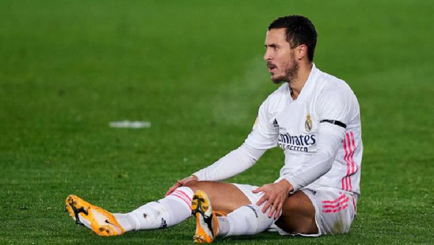 Eden Hazard tái phát chấn thương, Real Madrid ‘méo mặt’