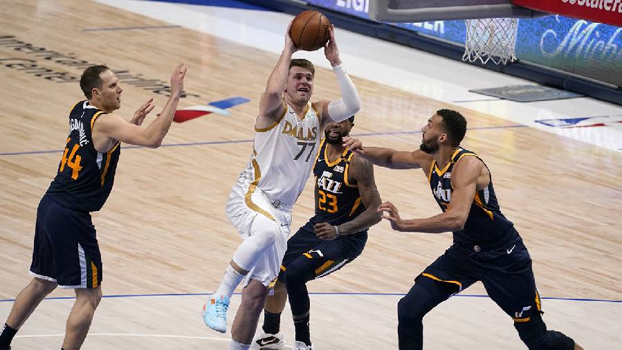 Kết quả bóng rổ NBA 2021 ngày 06/04: Luka 'Magic' bẻ gãy khúc nhạc Utah Jazz