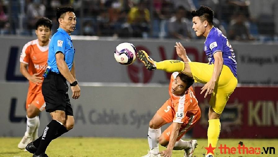Trọng tài trận SHB Đà Nẵng - Hà Nội FC bị treo còi 