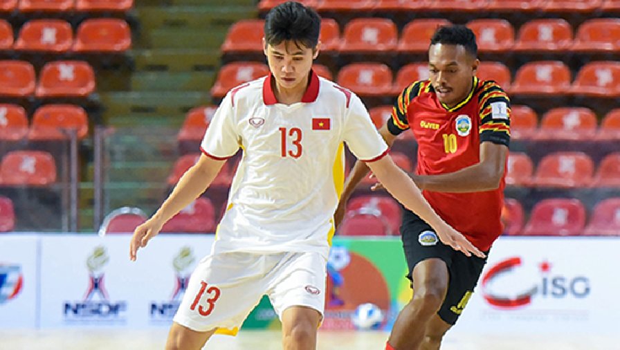 ĐT Futsal Việt Nam thắng Australia 5-1, lọt vào bán kết giải vô địch Đông Nam Á 2022