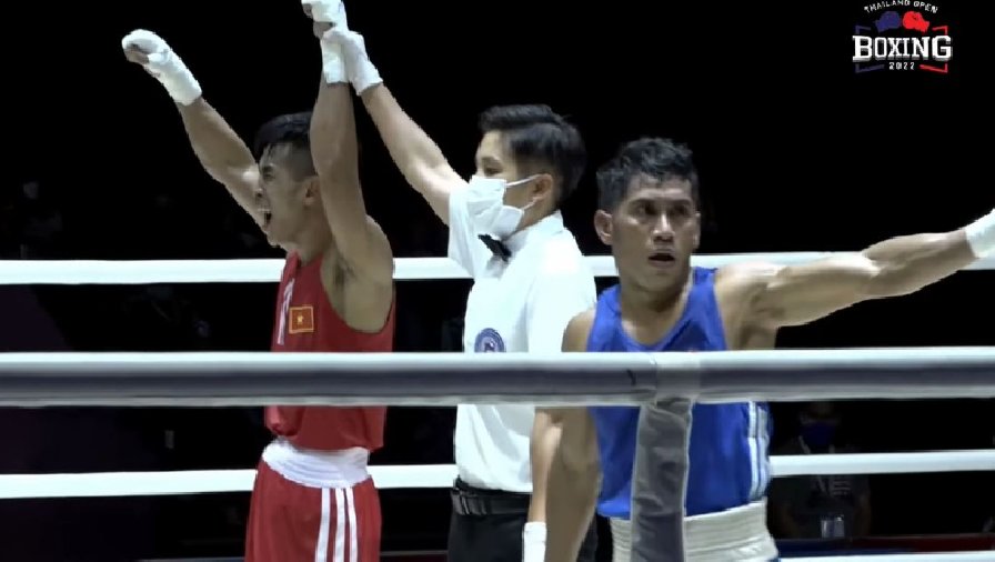 Trần Văn Thảo giành chiến thắng ở tứ kết giải Boxing Thái Lan Mở rộng
