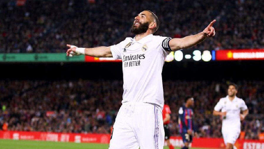 Benzema lập hat-trick vào lưới Barca, đưa Real Madrid tới chung kết Cúp Nhà vua 