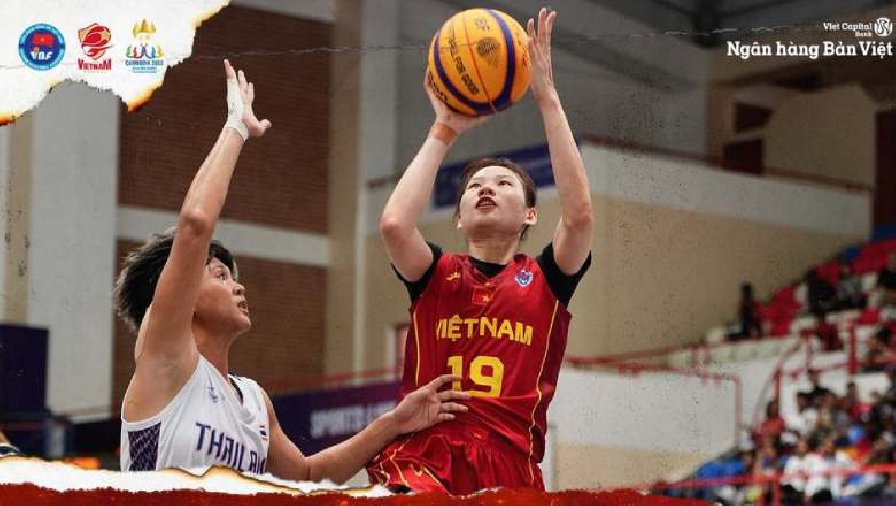ĐT bóng rổ nữ Việt Nam quật ngã ĐKVĐ Thái Lan, giành vé bán kết trước lượt trận cuối
