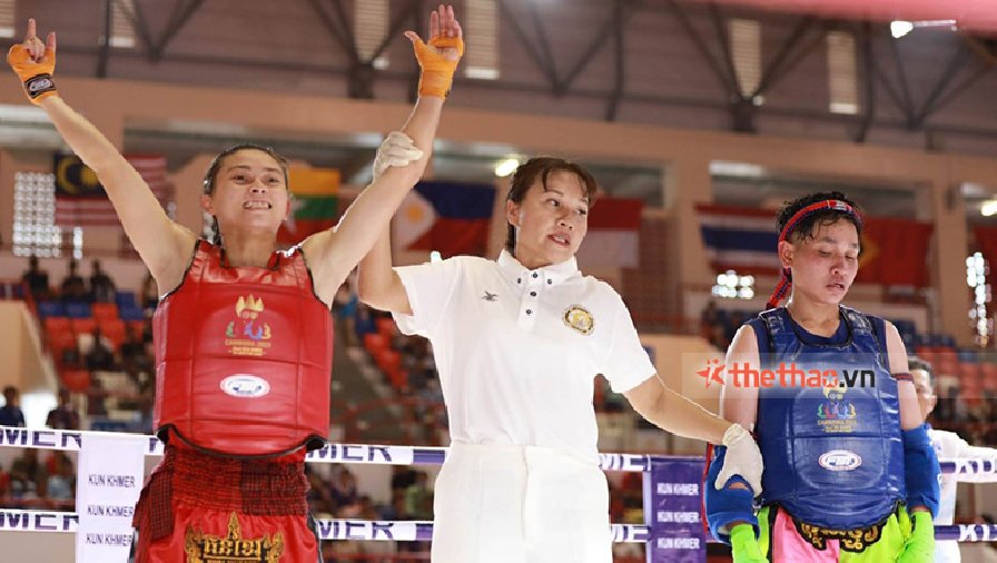 Kun Khmer Việt Nam toàn thắng đối kháng trong ngày thi đấu đầu tiên ở SEA Games 32