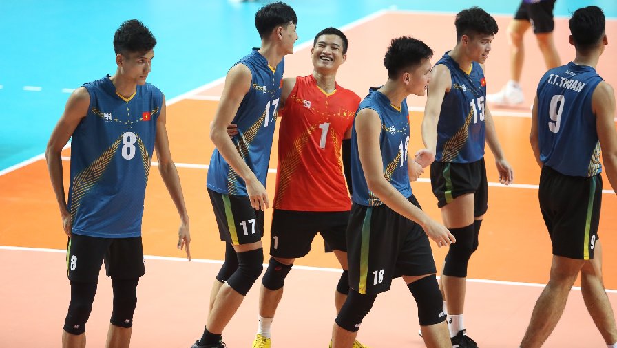 Tuyển bóng chuyền nam Việt Nam vào bán kết SEA Games 32, chờ đối thủ lộ diện