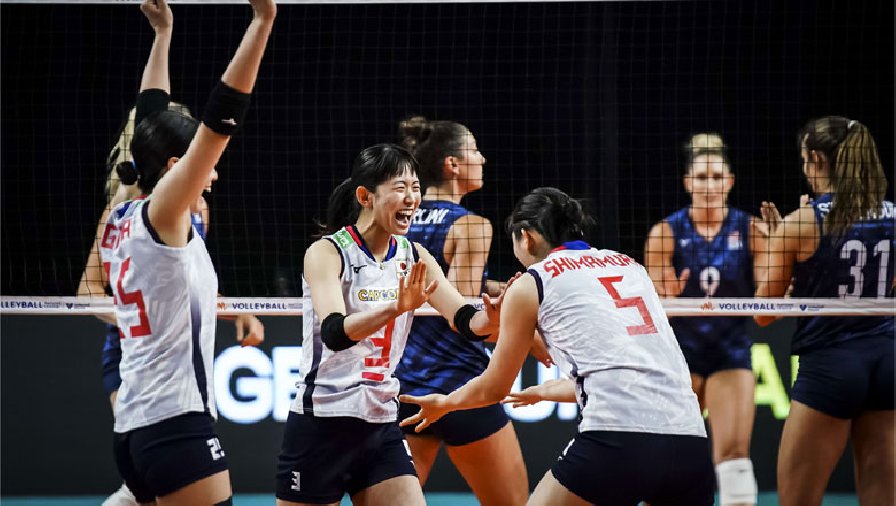 Bóng chuyền nữ Nhật Bản tạo chấn động ở VNL 2022, hạ đội tuyển số 1 thế giới