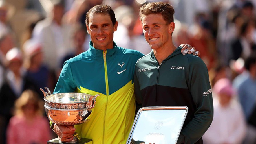 Casper Ruud: Tôi sẽ kể cho con cháu về trận chung kết Roland Garros với Nadal