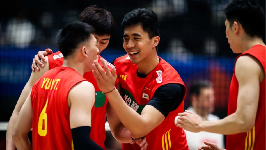 Tuyển bóng chuyền nam Trung Quốc thắng nghẹt thở Bulgaria ở Volleyball Nations League 2023