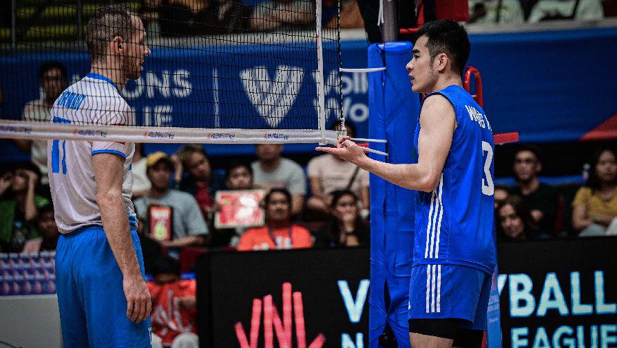 Tuyển bóng chuyền nam Trung Quốc thua tiếc nuối trước Slovenia ở Volleyball Nations League 2023