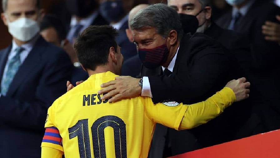 Chủ tịch Joan Laporta: ‘Đàm phán với Messi đã kết thúc, đừng mơ về việc cậu ấy ở lại Barca’