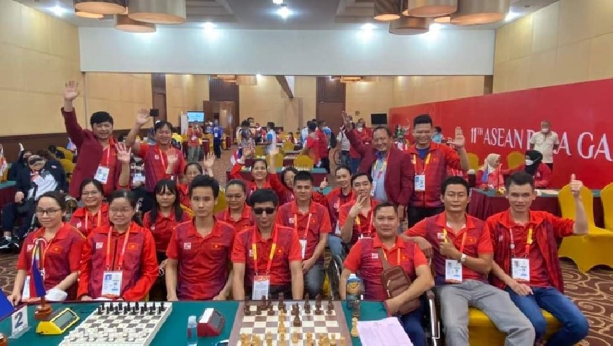 Đoàn thể thao Việt Nam giành 65 HCV tại ASEAN Para Games 2022, đứng hạng 3 toàn đoàn