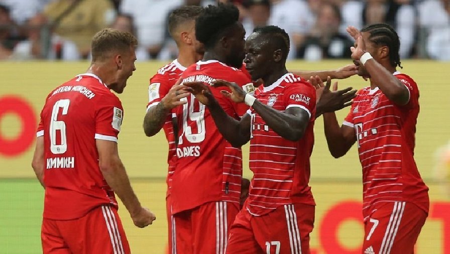 Kết quả Frankfurt vs Bayern Munich: Mane chói sáng, Hùm xám đại thắng 6-1