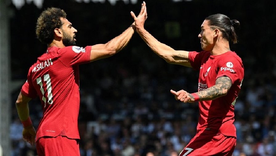 Kết quả Fulham vs Liverpool: Nunez và Salah cứu rỗi đội khách