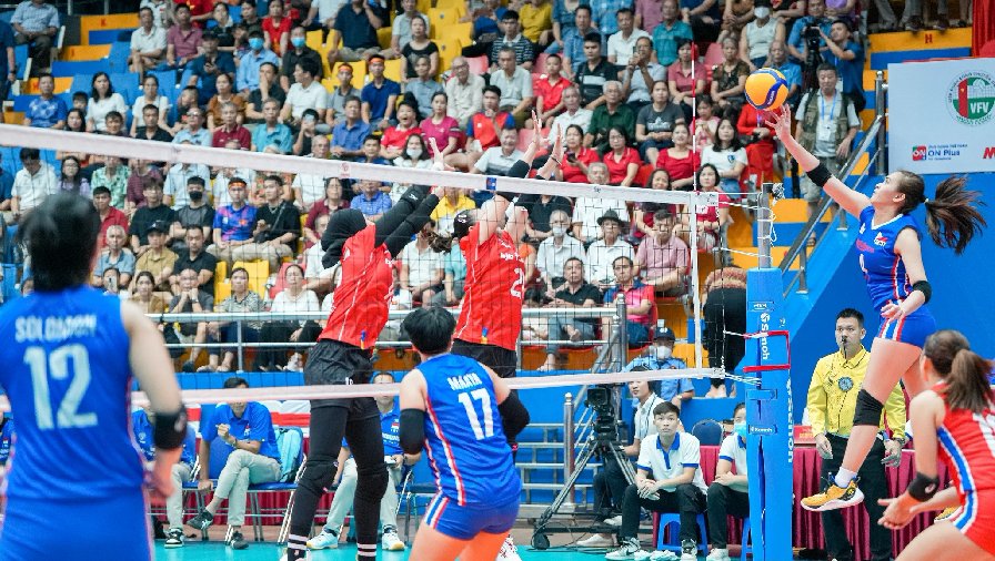 Tuyển bóng chuyền nữ Philippines thua trắng Indonesia, xếp hạng cuối ở SEA V.League 2023