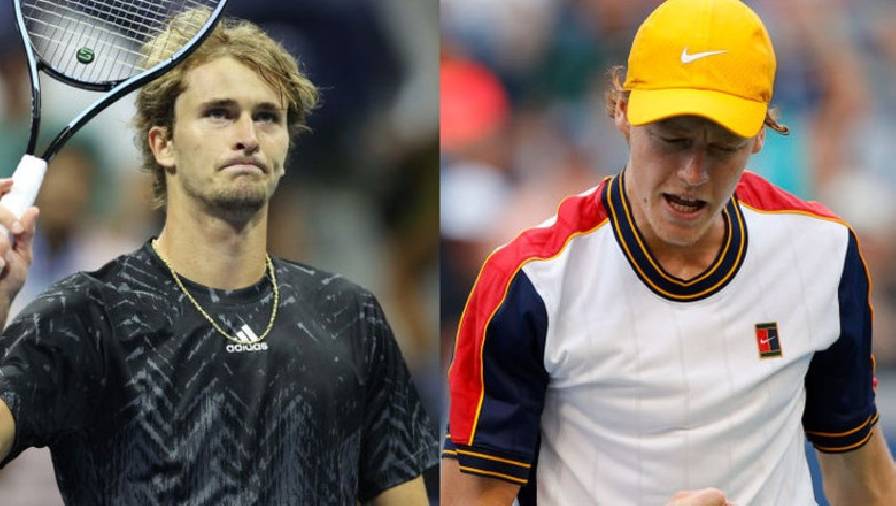 Trực tiếp tennis Zverev vs Sinner - Vòng 4 US Open, 23h00 hôm nay 6/9