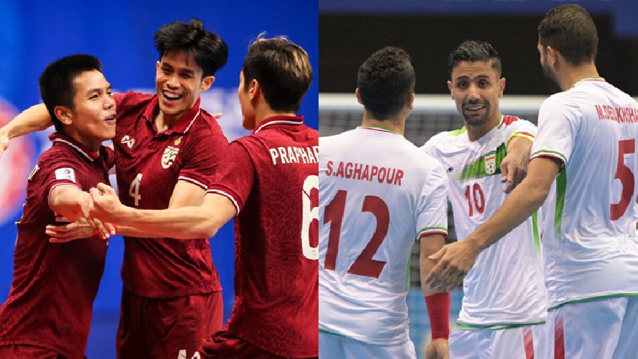 Link xem trực tiếp Futsal Thái Lan vs futsal Iran, 00h00 ngày 7/10