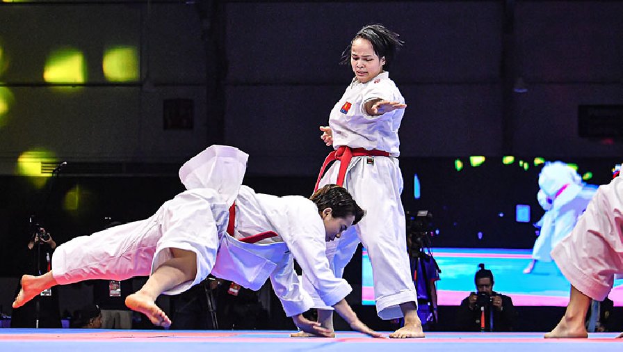 Tuyển Kata nữ thắng Campuchia, Karate Việt Nam có thêm 1 trận chung kết ASIAD