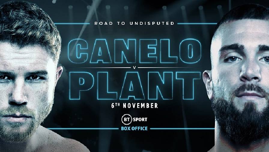 Xem trực tiếp Boxing: Canelo Álvarez vs. Caleb Plant, thống nhất đai hạng siêu trung, 10h ngày 7/11