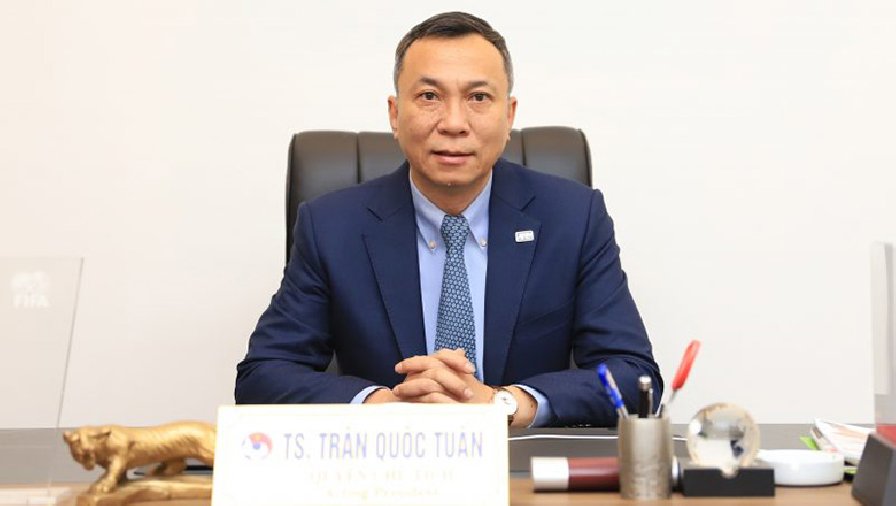 Ông Trần Quốc Tuấn đắc cử vị trí Chủ tịch VFF với 100% số phiếu bầu