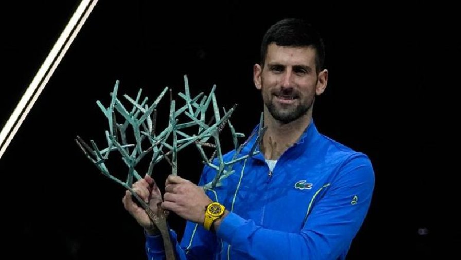 Djokovic lần thứ bảy vô địch Paris Masters, cán mốc 40 danh hiệu Masters 1000