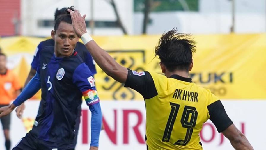 Akhyar Rashid bùng nổ, Malaysia thắng dễ Campuchia của HLV Keisuke Honda