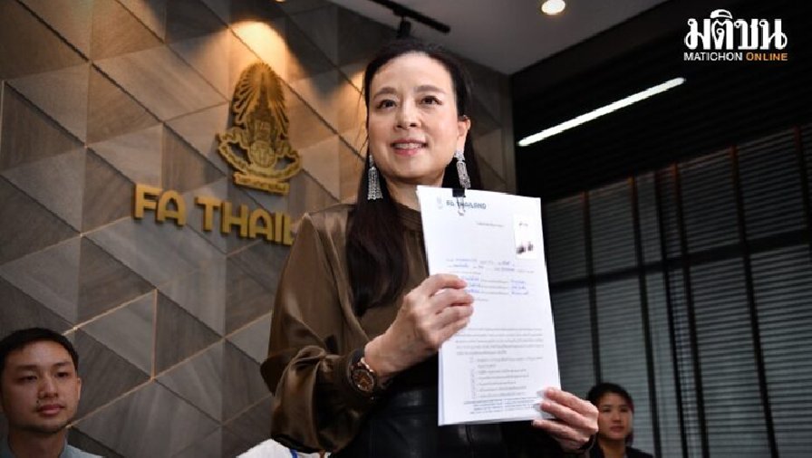 Madam Pang nộp đơn ứng cử làm Chủ tịch Liên đoàn Bóng đá Thái Lan