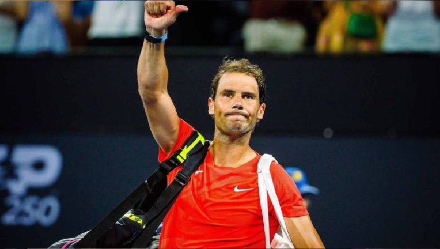CHÍNH THỨC: Rafael Nadal rút khỏi Úc Mở rộng 2024 vì chấn thương