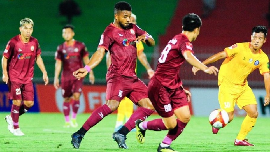 Kết quả bóng đá Bình Định vs Khánh Hòa: Thẻ đỏ bước ngoặt, tân binh V.League lại trắng tay