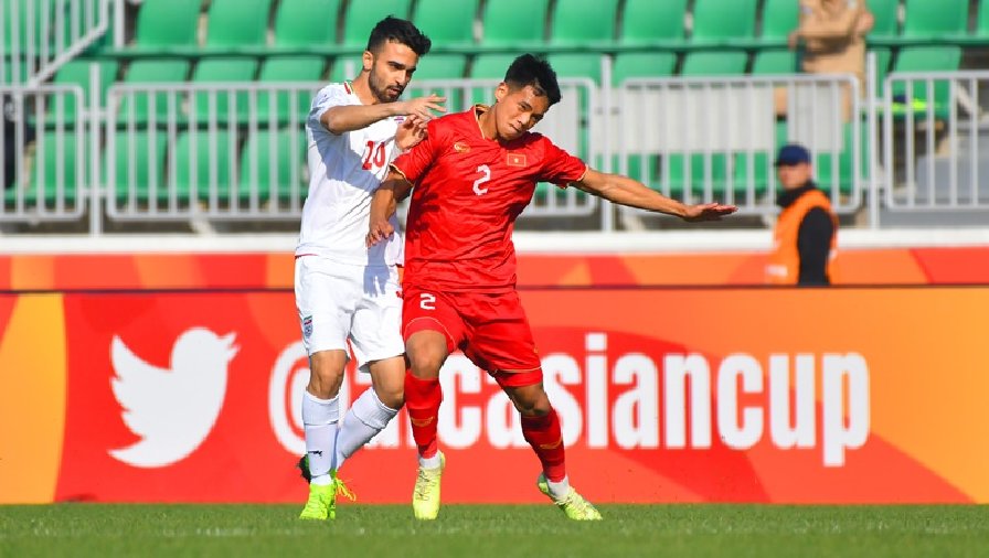 Kết quả bóng đá U20 Việt Nam vs U20 Iran: Thất bại nghiệt ngã