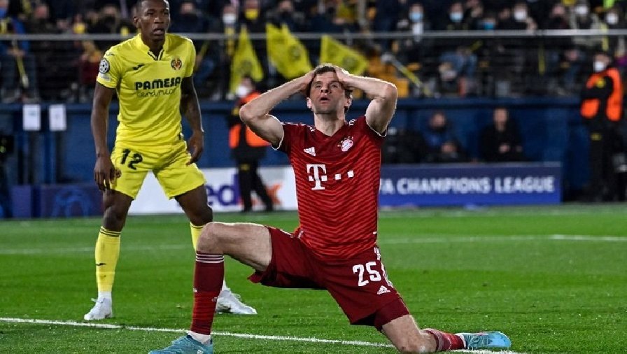 Bayern Munich bất lực trước Villarreal, nguy cơ sớm dừng bước tại Cúp C1 châu Âu 