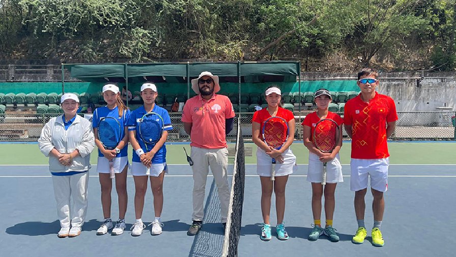 ĐT quần vợt nữ trẻ Việt Nam thua Hàn Quốc tại chung kết vòng loại Junior Billie Jean King Cup
