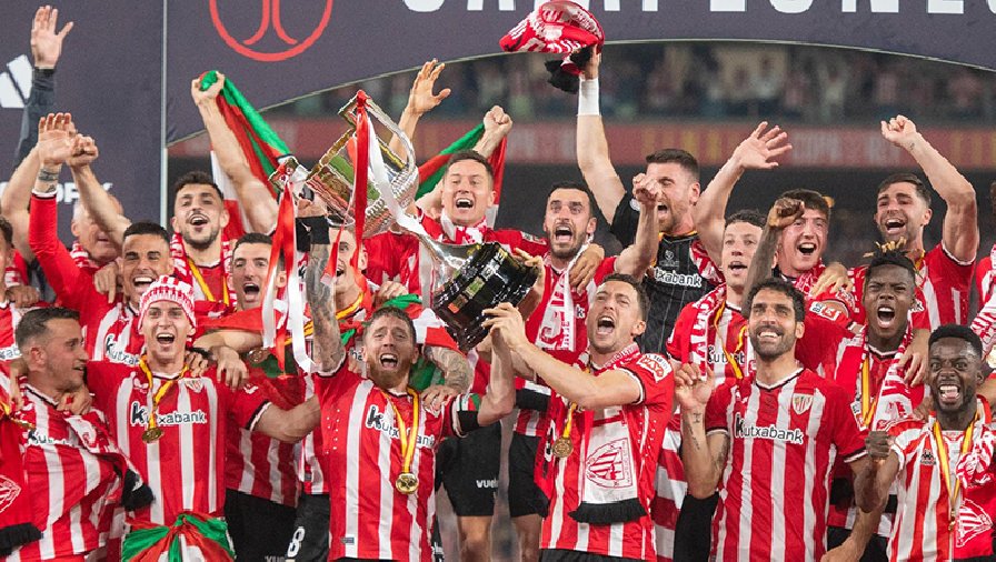 Athletic Bilbao vô địch Cúp nhà vua Tây Ban Nha sau loạt sút luân lưu cân não